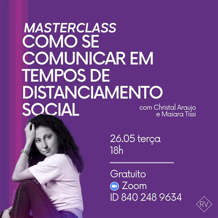 Convite para a masterclass! 