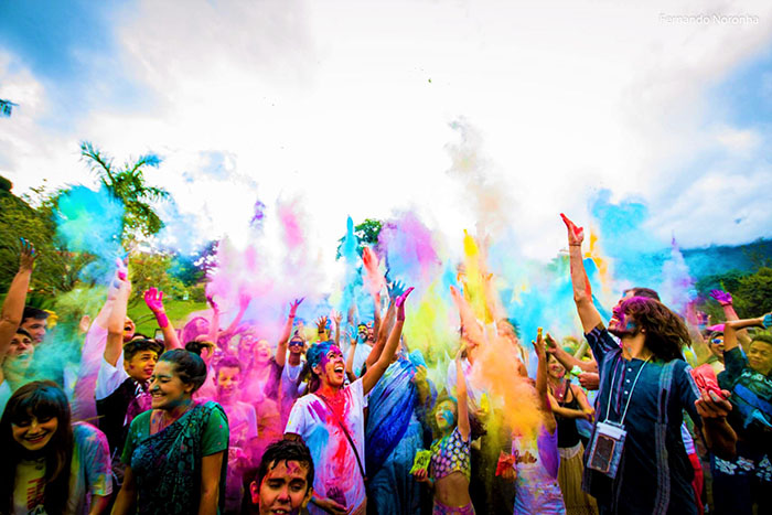 Hare Krishnas da Fazenda Nova Gokula realizam Kirtan Fest 2015