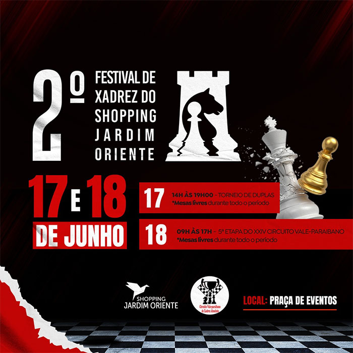 Clube Xadrez Carioca do West Shopping promove Torneio de Xadrez – Damas do  Esporte