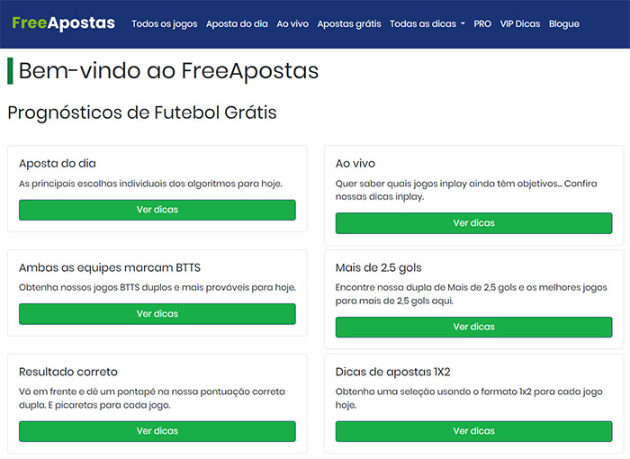 Palpites de hoje de futebol: nossas dicas de apostas gratis